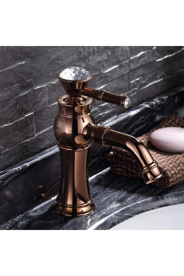 Banyo Lavabo Bataryası Rose Yeni Taşlı Model ürün görseli 1