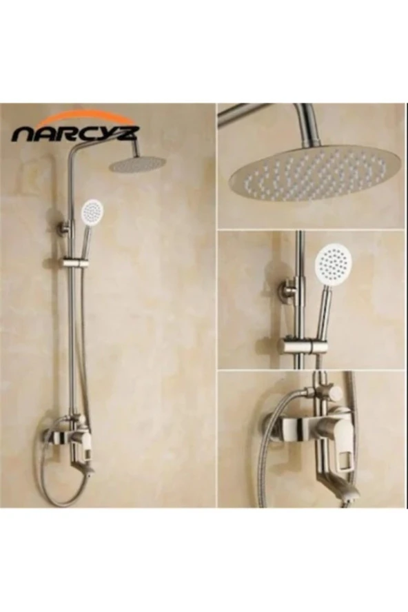 Banyo Bataryası Duş Seti Mat Krom Nikel Özel Seri Yeni Model 5 Yılgarantili ürün görseli 1