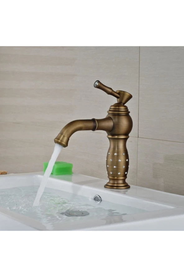 Banyo Lavabo Bataryası Antik Taşlı Model Yeni 5 Yıl Garantili ürün görseli 1