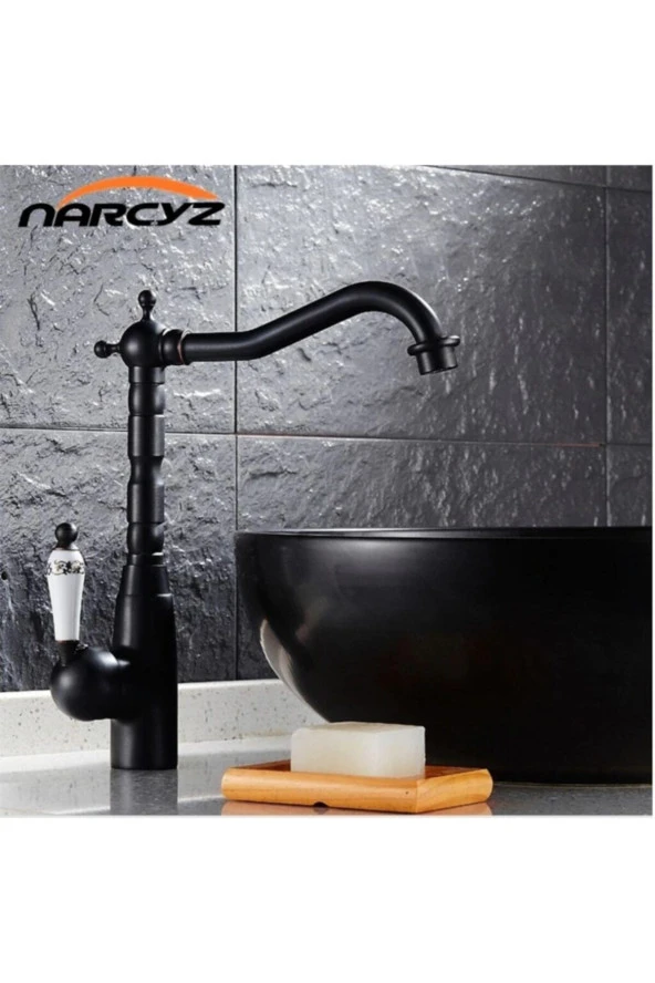 Banyo Lavabo Evye Bataryası Siyah Tasarım Yeni 5 Yıl Garantili ürün görseli 1