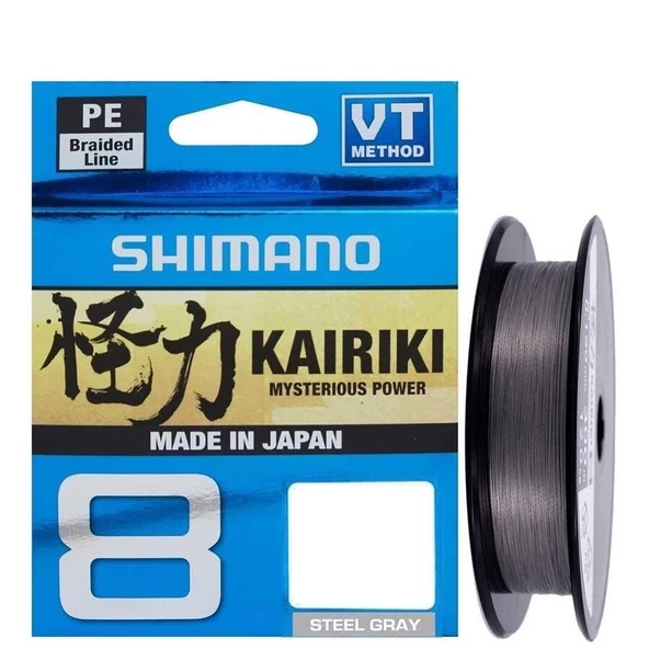 Shimano Kairiki X8 300 Mt Steel Grey Örgü İp Misina ürün görseli 1