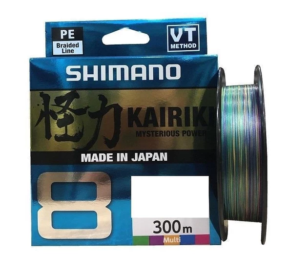 Shimano Kairiki 8 Kat 300 Mt MultiColor İp Misina ürün görseli 1