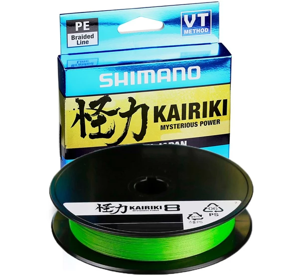 Shimano Kairiki x8 Mantis Green 150 Mt İp Misina ürün görseli 1