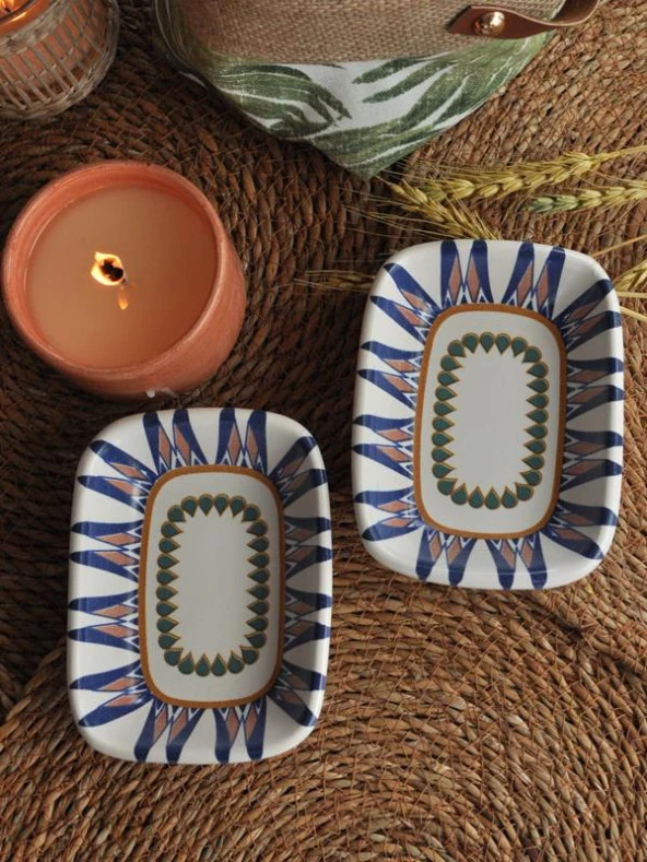 M art Home Sipahi 2 li Mini Sunum Tabağı 10x14 cm ürün görseli 1