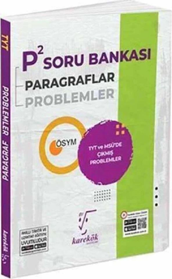 TYT P2 Soru Bankası Karekök Yayınları ürün görseli 1