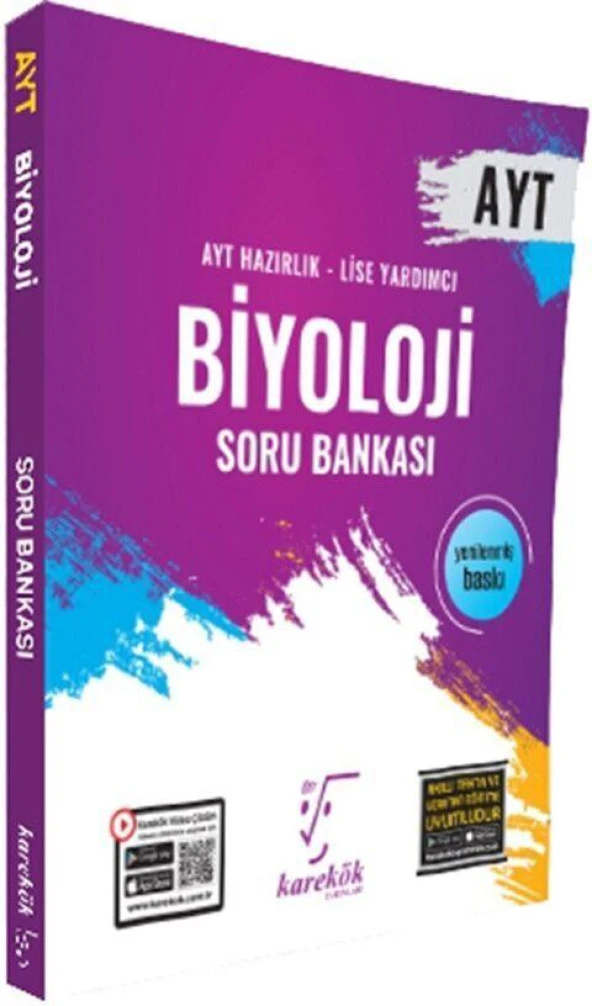 AYT Biyoloji Soru Bankası Karekök Yayınları ürün görseli 1