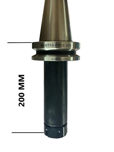 BT50 ER32 - 200 Pens Başlığı Er Tip Pens Tutucu Başlık 20.000 devir balans alınmıştır ürün görseli 1