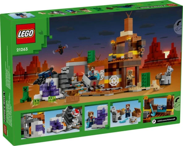 Lego Minecraft 21263 The Badlands Mineshaft - Resim 2