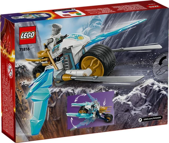 LEGO Ninjago 71816 Zane's Ice Motorcycle - Resim 2