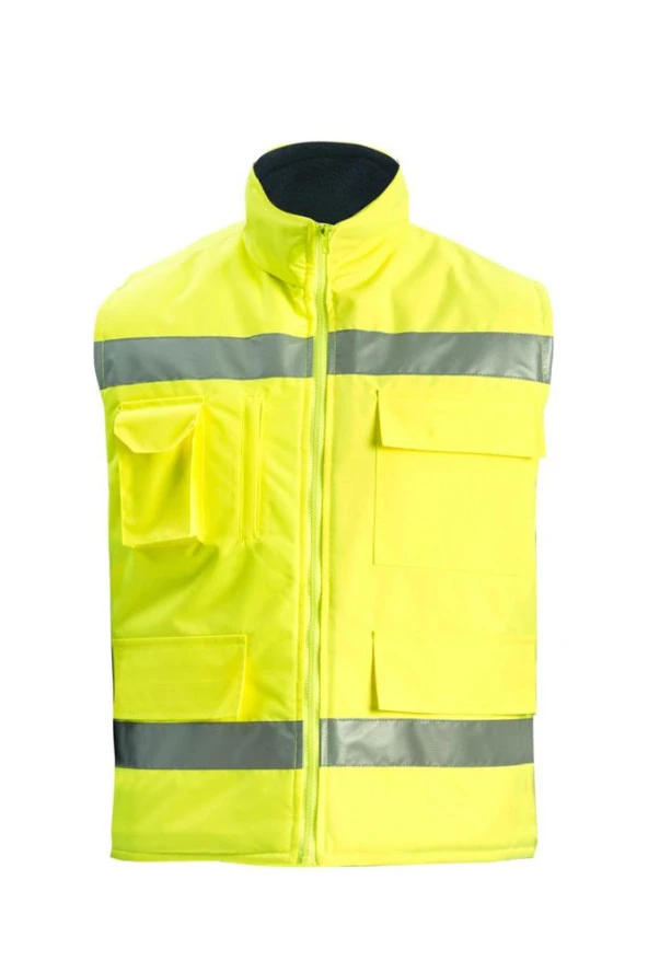 OLYMPUS LINED HI-VIS VEST ürün görseli 1