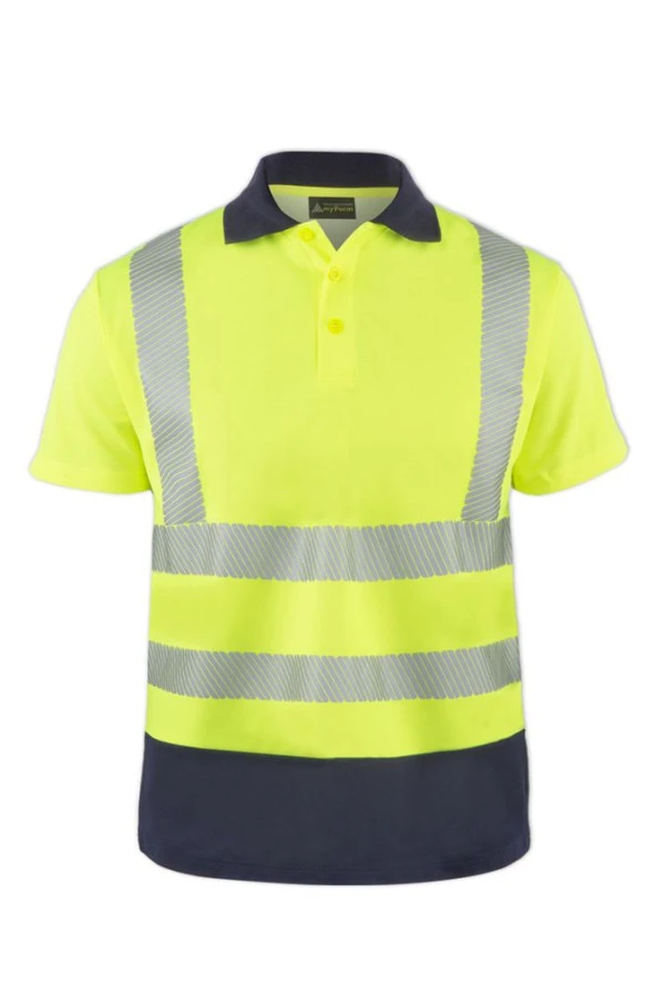 OLYMPUS CONTRAST SAFETY COMFORT POLO SHIRT ürün görseli 1