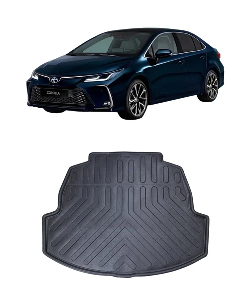 Toyota Corolla Sedan 2018-2024 Arası 3D Bagaj Havuzu ürün görseli 1