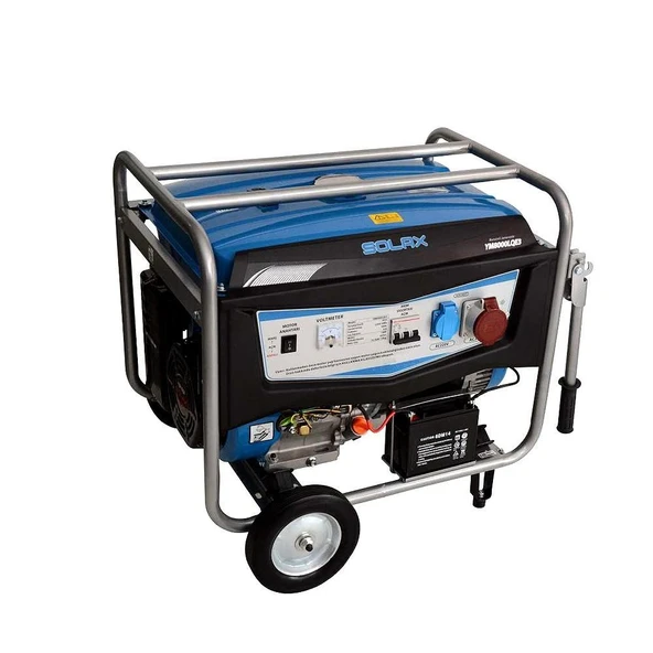 Solax Ym-8000lQe-3 Benzinli İpli Marşlı Trifaze Jeneratör 8.7 Kva ürün görseli 1