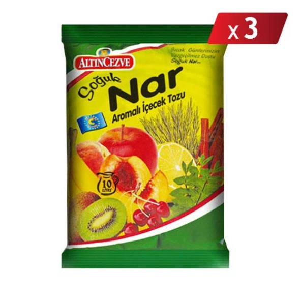 Altıncezve Nar Aromalı İçecek Tozu - Soğuk 450 G - 3LÜ PAKET ürün görseli 1