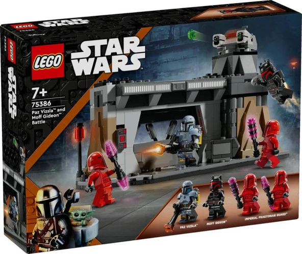 LEGO Star Wars 75386 Paz Vizsla and Moff Gideon Battle ürün görseli 1