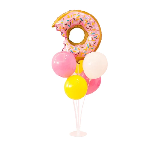 7 li Balon Standı Demeti Donut Balon ürün görseli 1