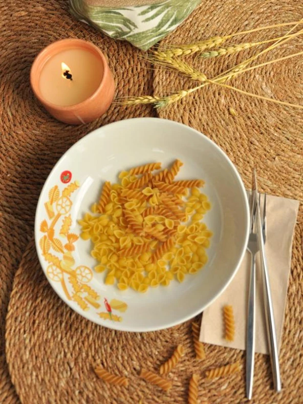 Sipahi Porselen Firik Makarna/ Salata Tabağı 22 cm ürün görseli 1