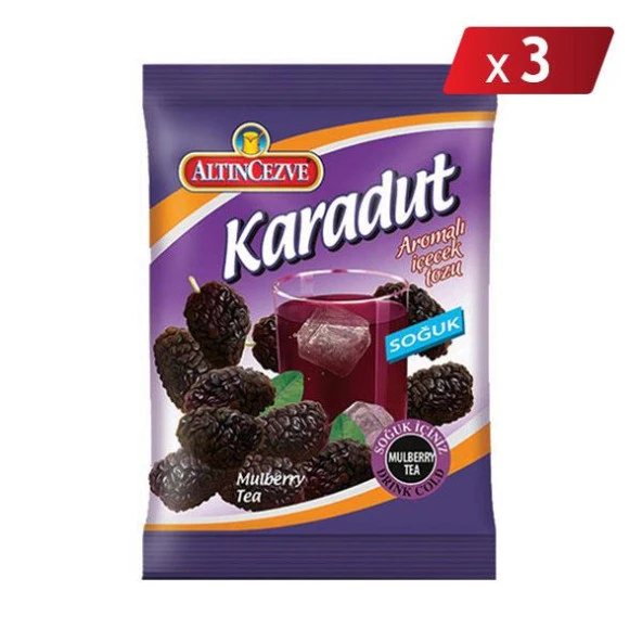 Altıncezve Karadut Toz İçecek Soğuk - 450 gr - 3LÜ PAKET ürün görseli 1