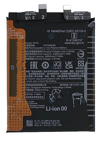 Xiaomi Mİ 12 PRO - BP45 - Batarya Pil Sıfır Orijinal ürün görseli 1