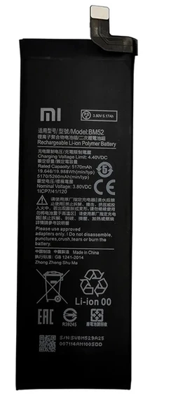 Xiaomi Mi NOTE 10 PRO - BM 52 - Batarya Pil Sıfır Orijinal ürün görseli 1