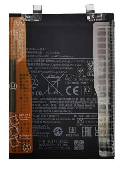 Xiaomi Redmi NOTE 12 PRO 5G - Batarya Pil Sıfır Orijinal ürün görseli 1