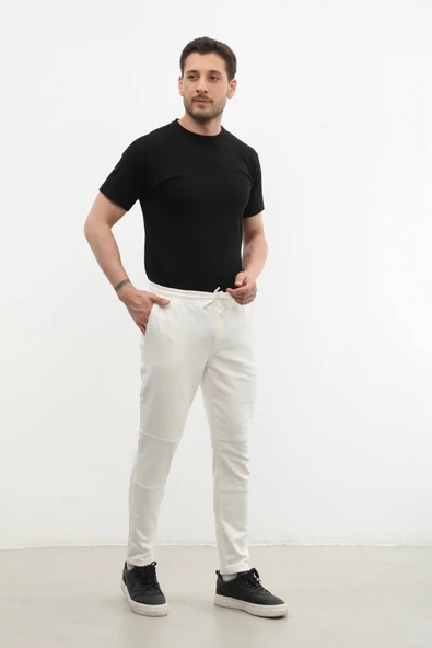 Erkek Beli Lastikli Likralı Pantolon ürün görseli 1