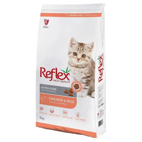 Reflex Kitten Tavuk Etli 15 kg Yavru Kedi Maması ürün görseli 1