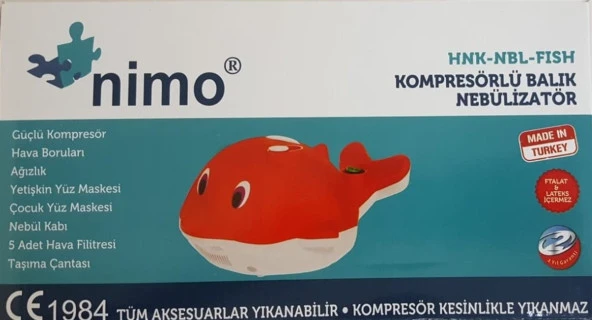 Nimo Nebulizatör Çocuk Balık Figürlü ürün görseli 1