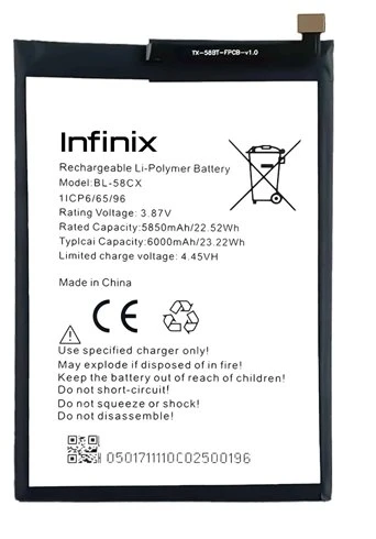 Infinix HOT 10İ Batarya Pil Sıfır Orijinal ürün görseli 1