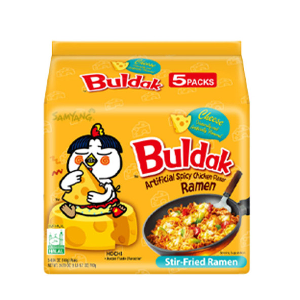 SAMYANG Buldak Cheese Ramen Noodle 140 gr x5 ADET ürün görseli 1