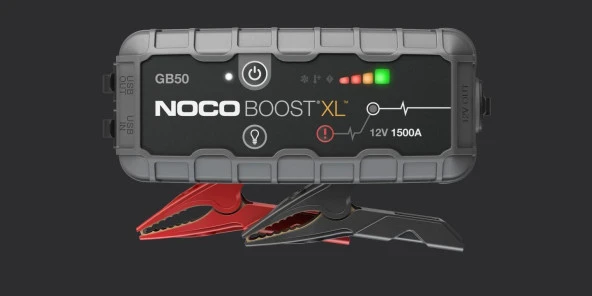 Noco Boost XL GB50 12V 1500 Amper Lityum Akü Takviye + Powerbank + Led Lamba  + Eva Çanta ürün görseli 1