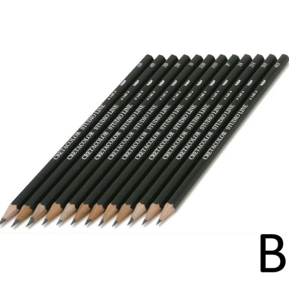 Cretacolor Studio Line Graphite Dereceli Kalem B (140 01) 1 Adet ürün görseli 1