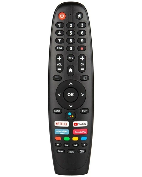 HRL0400 ONVO-PROFİLO OV32F700 ANDROID SMART LED TV KUMANDASI NETFLIX-YOUTUBE-PRIME VIDEO-GOOGLE PLAY TUŞLU ürün görseli 1