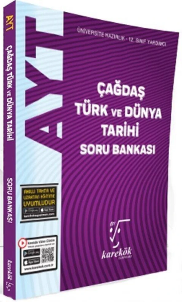 AYT Çağdaş Türk ve Dünya Tarihi Soru Bankası Karekök Yayınları ürün görseli 1