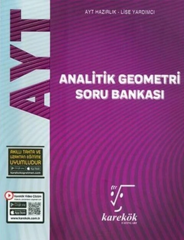 AYT Analitik Geometri Soru Bankası Karekök Yayınları ürün görseli 1