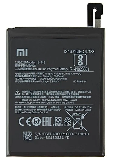 Xiaomi Redmi NOTE 6 PRO - BN 48 - Batarya Pil Sıfır Orijinal ürün görseli 1