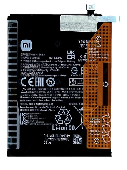 Xiaomi Redmi 10 - BN5A - Batarya Pil Sıfır Orijinal ürün görseli 1