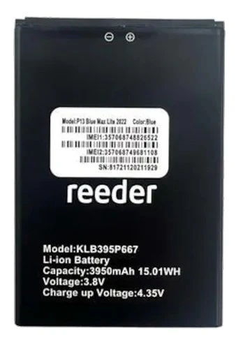 Reeder P13 Blue 2021 Batarya Pil Sıfır Orijinal ürün görseli 1