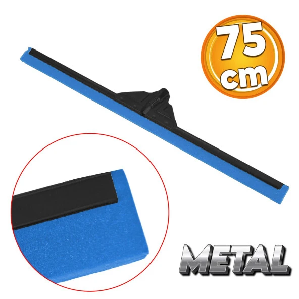 Metal Çekpas Yersil 75 cm Geniş Kalın İşyeri Cam Zemin Yer Temizleme Çekpas Çekçek ürün görseli 1