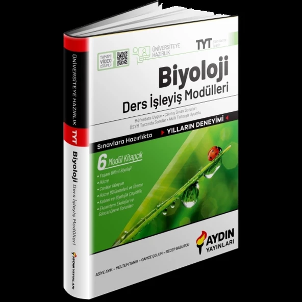 Üniversiteye Hazırlık TYT Biyoloji Ders İşleyiş Modülleri ürün görseli 1