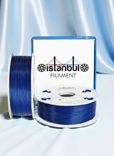 İstanbul Filament 3D Baskı Pla+ Filament Lacivert 1 kg 1,75MM 0,05 mm Bambu Lab Uyumlu ürün görseli 1