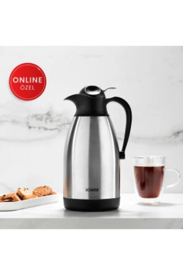 Kitchen House 2 Litre Çelik Termos Inox ürün görseli 1