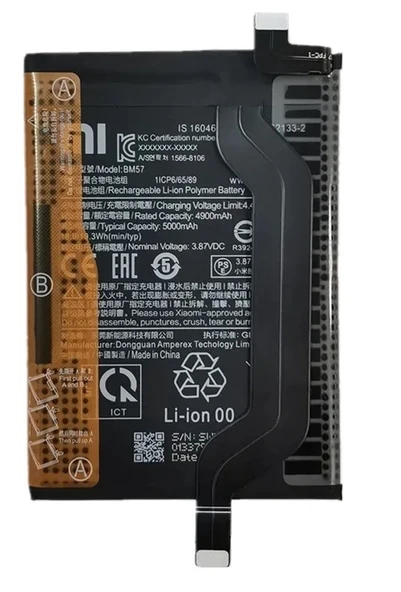Xiaomi POCO X3 GT - BM 57 - Batarya Pil Sıfır Orijinal ürün görseli 1
