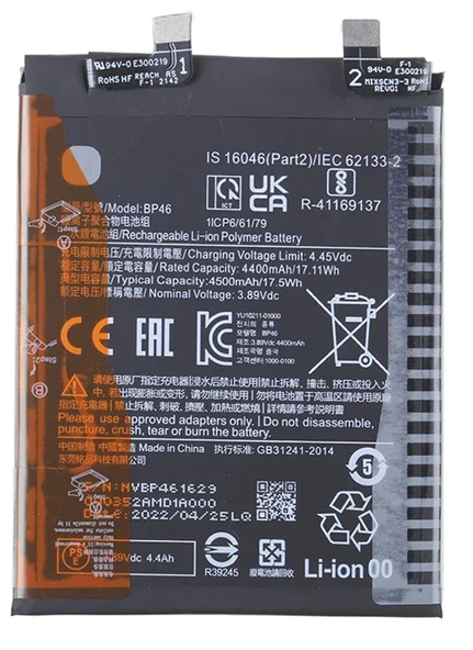 Xiaomi Mİ 12 - BP 46 - Batarya Pil Sıfır Orijinal ürün görseli 1