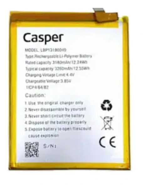 Casper Via A4 Batarya Pil Sıfır Orijinal ürün görseli 1