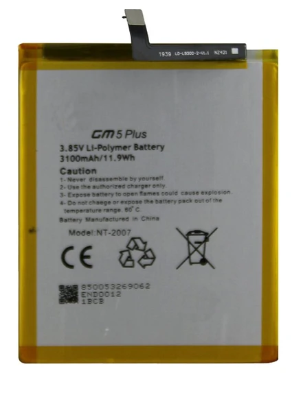General Mobile GM 5 PLUS Batarya Pil Sıfır Orijinal ürün görseli 1
