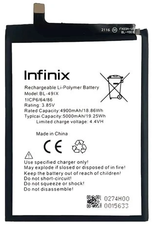 Infinix SMART HD 2021 Batarya Pil Sıfır Orijinal ürün görseli 1