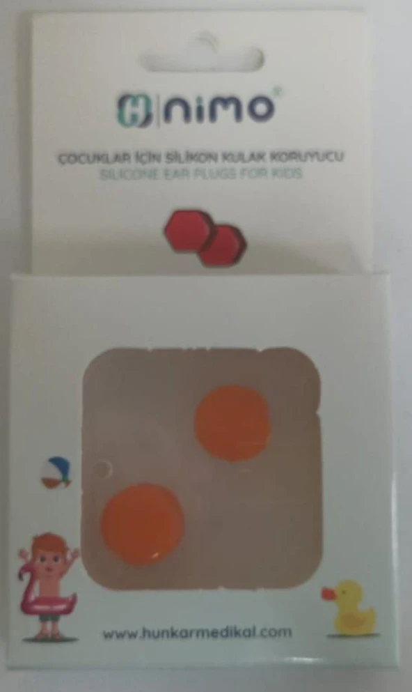 Nimo Çocuklar İçin Silikon Kulak Koruyucu 2'li ürün görseli 1
