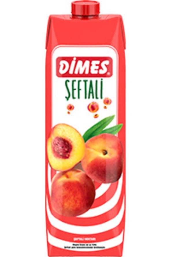 Dimes Meyve Suyu Şeftali 1 lt X 12 Adet ürün görseli 1