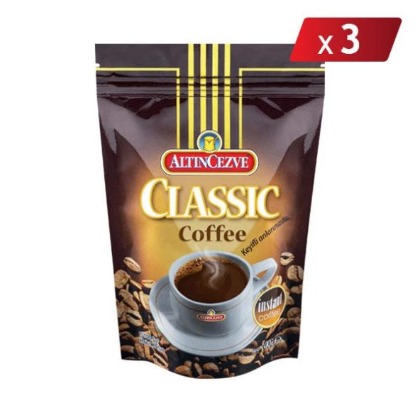 Altıncezve Classic Instant Klasik Hazır Kahve 100 Gr - 3LÜ PAKET ürün görseli 1